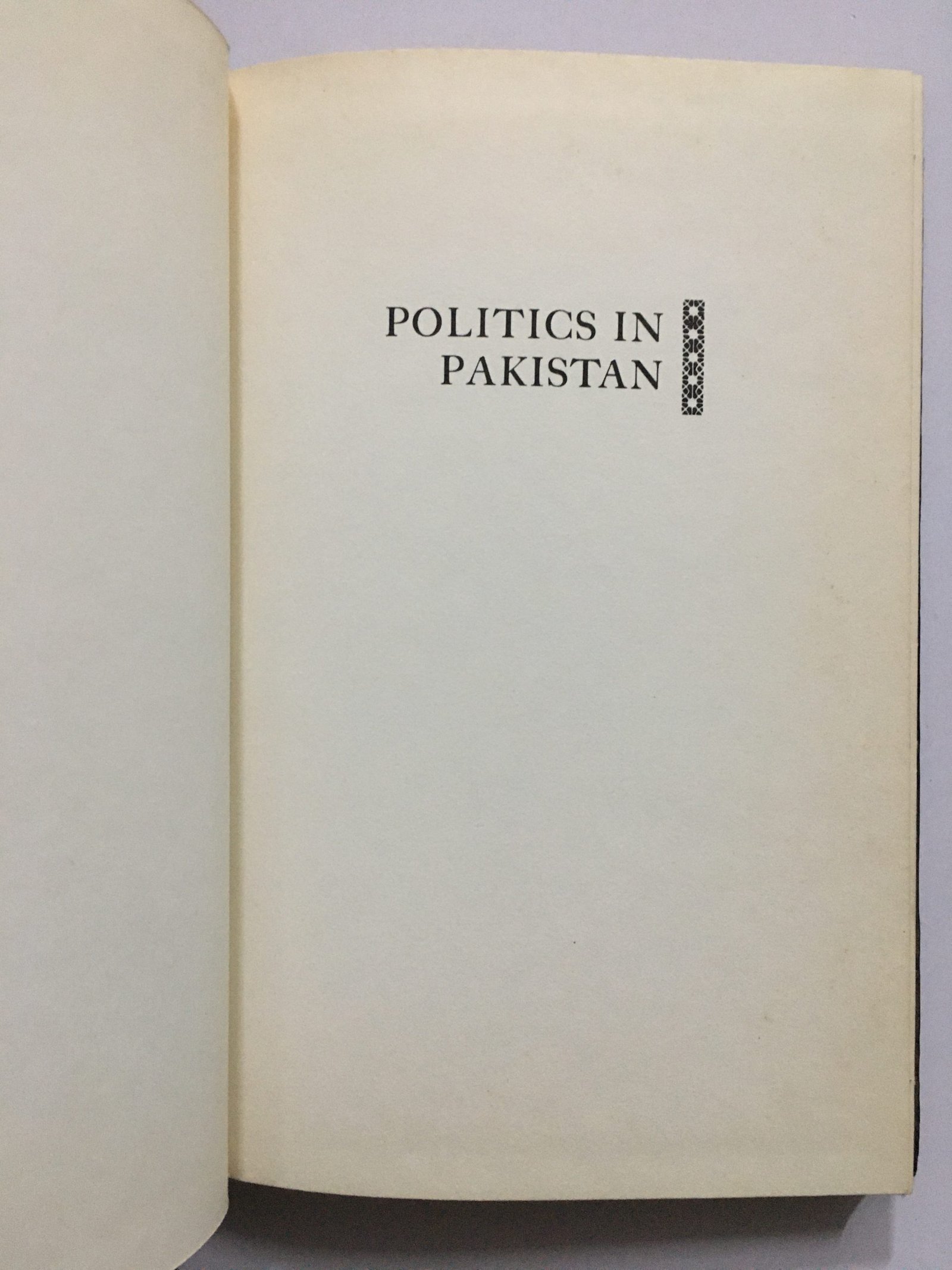 Sayeed, Khalid B: Politics In Pakistan. The Nature And Direction Of Change - Image 2