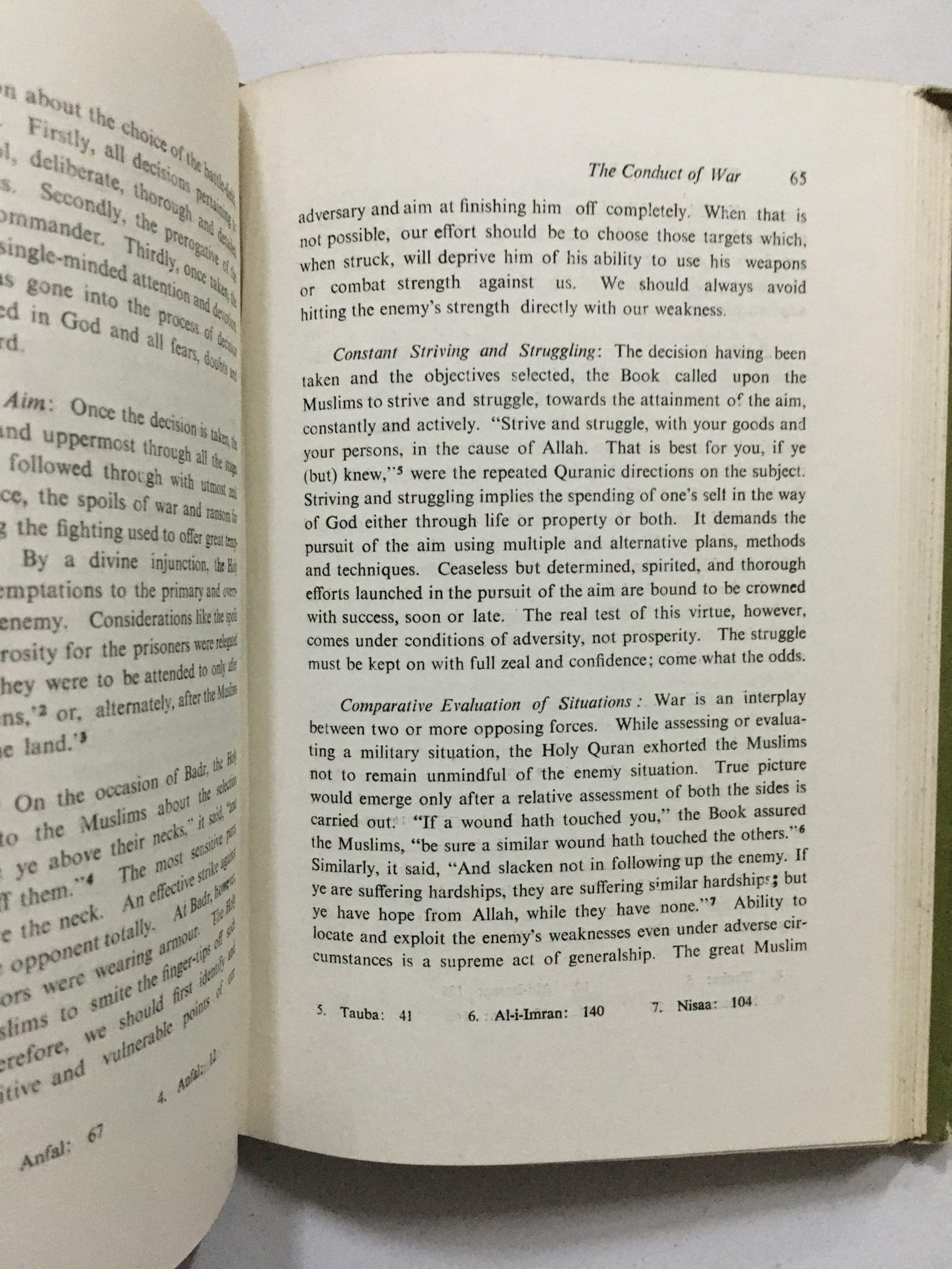 Malik, S. K. (Brig): The Quranic Concept Of War. Lahore, 1979. - Image 9