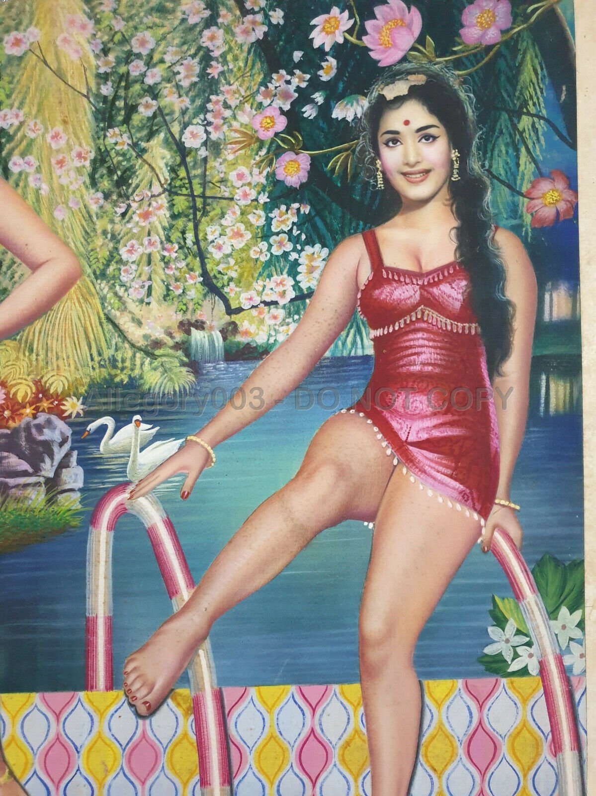 India JAYALALITHA Tamil Actress 19in x 24in - Image 4
