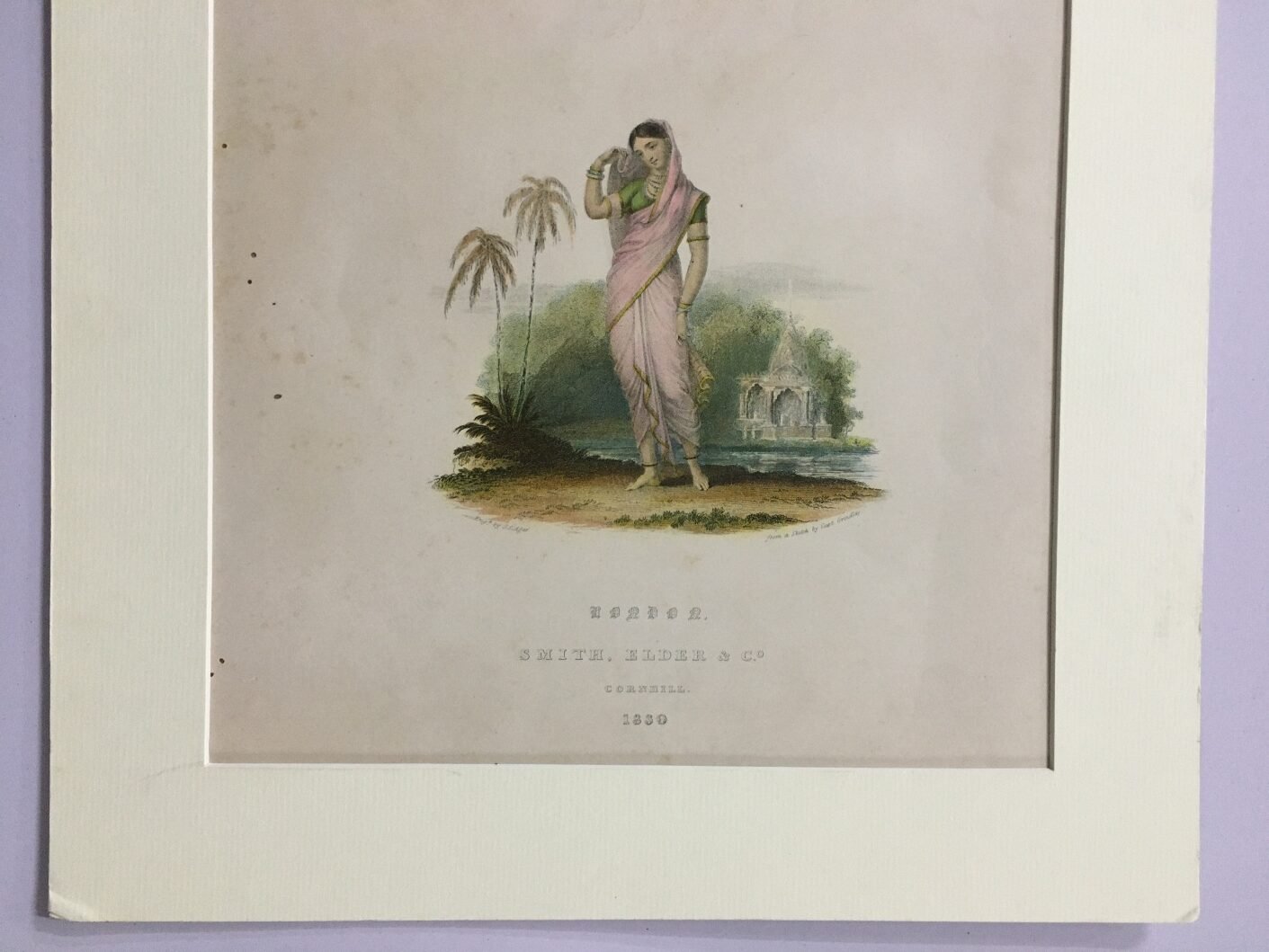 Scenery COSTUMES AND ARCHITECTURE Lithograph Chiefly on the Western Side of India. By Captain Robert Melville Grindlay. - Image 4