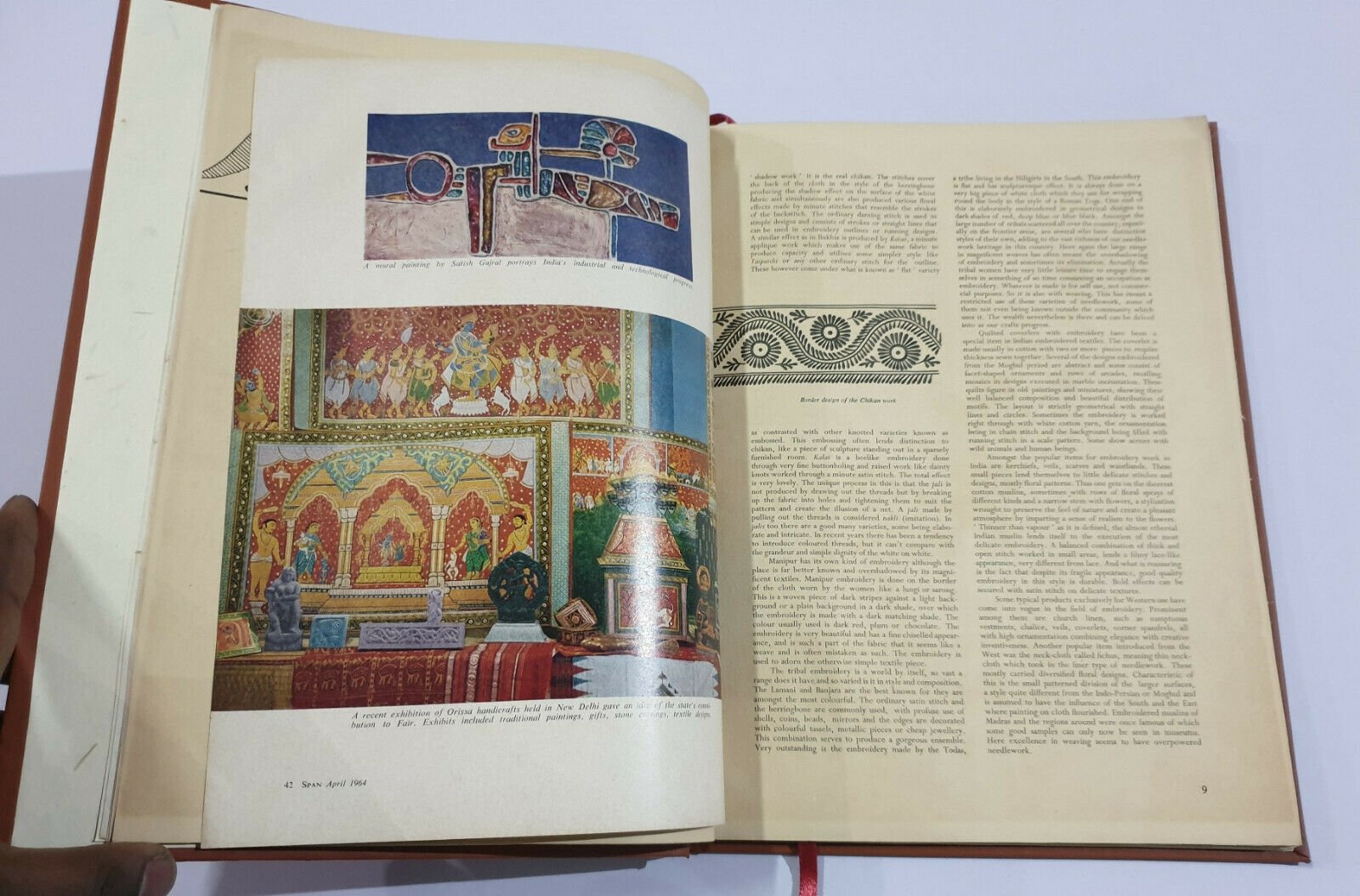 Marg. A Magazine Of Arts. Embroideries. 1964. Volume 17 Number 2 - Image 5