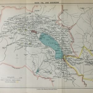 1910's Map of NAINITAL AND ENVIRONS
