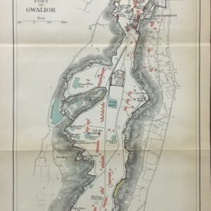 1910's Map of FORT OF GWALIOR